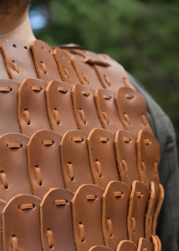  Cuirasse Lamellaire en cuir