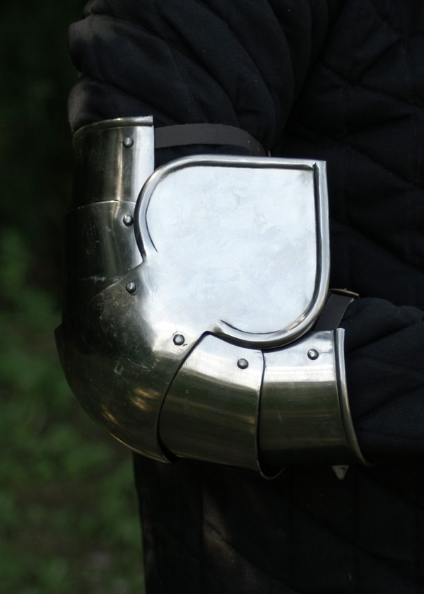 Coudières Médiévaux, acier 2mm