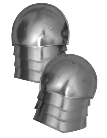 Épaulières Médiévaux acier 1,6mm