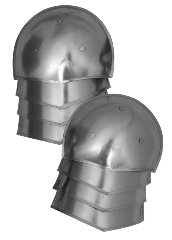Épaulières Médiévaux acier 1,6mm