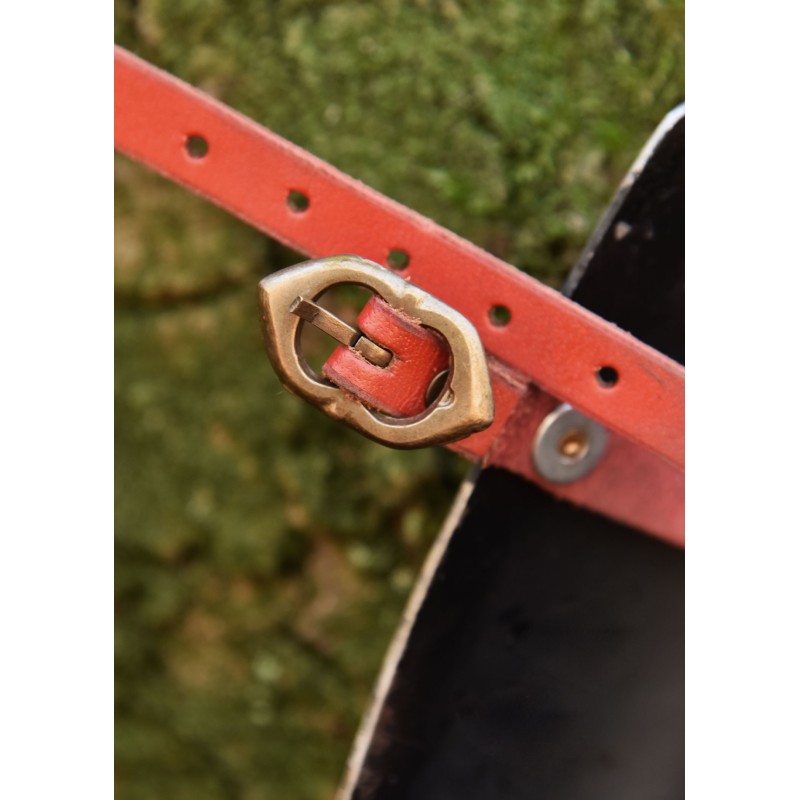 Grèves de chevalier (paire), acier