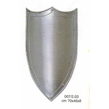 Bouclier médiéval avec trois points