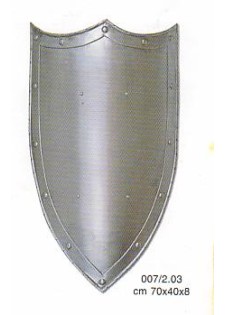 Bouclier médiéval avec trois points
