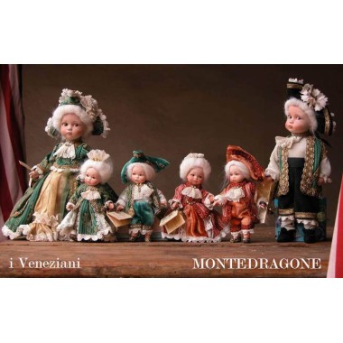 Les Vénitiens (Moyen) - Paire de 700 - Poupée Porcelaine 25 cm