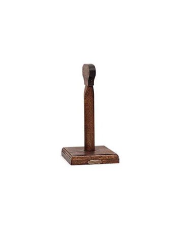 Support porte-casque en bois