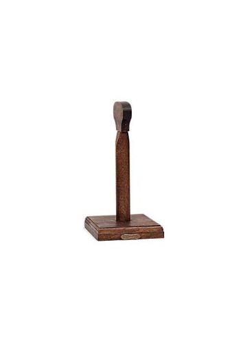 Support porte-casque en bois