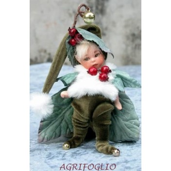 Elfe houx en porcelaine