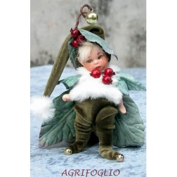 Elfe houx en porcelaine