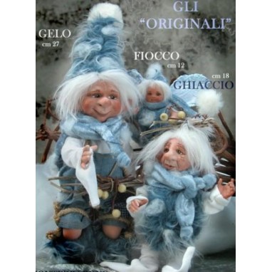 Poupée Elfe Flocon, 12 cm, Poupée Porcelaine Collection