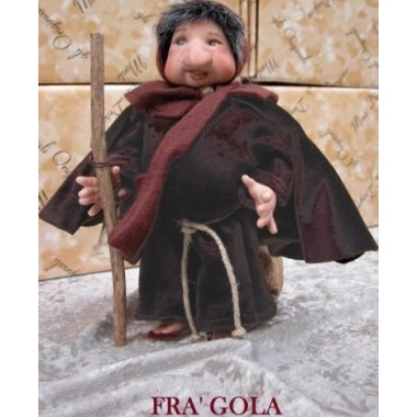 Poupée Moine Gorge, Poupée Porcelaine Collection, 20 cm