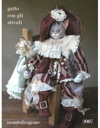 Poupée du conte de fées Le Chat Botté