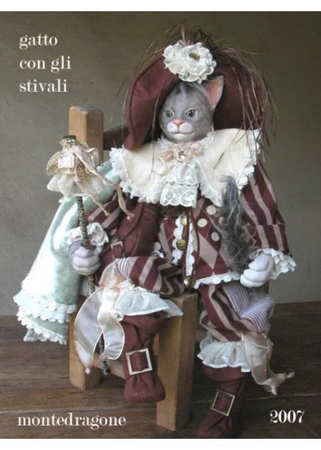 Poupée du conte de fées Le Chat Botté