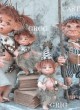 Poupées Elfes Grig et Grog, Poupée Porcelaine Collection