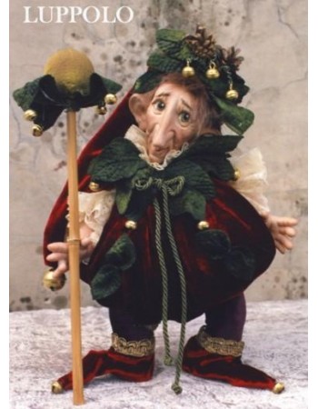 Poupée Porcelaine Elfe: Houblon et citrouille