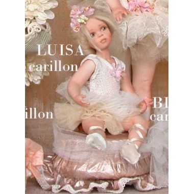 Poupée Porcelaine, Luisa ballerine avec Carillon