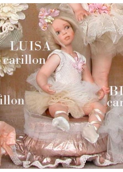 Poupée Porcelaine, Luisa ballerine avec Carillon