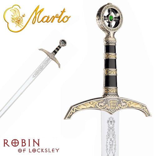 Épée Robin des Bois, argentée, Marto