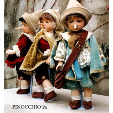 Poupée Pinocchio joyeux-sérieux Conte des Fée