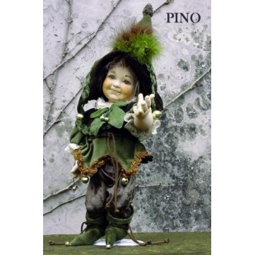  Poupée Elfe Pine - Poupée Porcelaine Collection, 34 cm