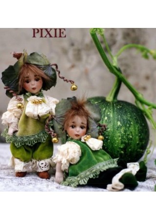Poupée Elfe Pixie, Poupée Porcelaine Collection, 18 cm