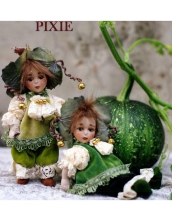 Poupée Elfe Pixie, Poupée Porcelaine Collection, 18 cm