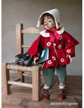 Poupée Pinocchio Effet Bois