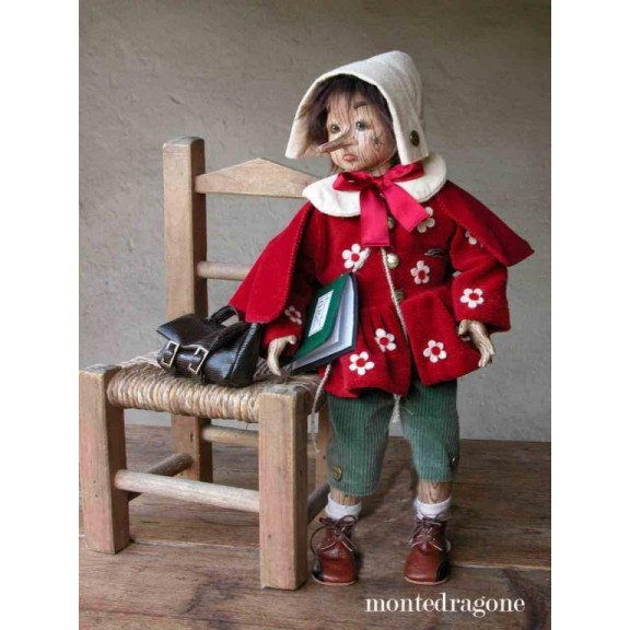 Poupée Pinocchio Effet Bois