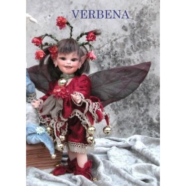 Fée Verveine, Collection de poupée fée en porcelaine, 24 cm