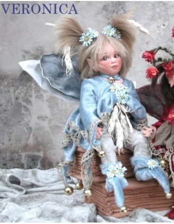 Fée Veronica, Collection de poupée fée en porcelaine 26 cm