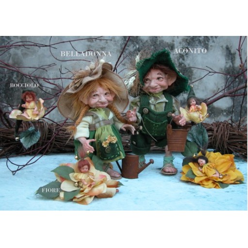 Poupée Elfe Aconito -, Poupée Porcelaine Collection