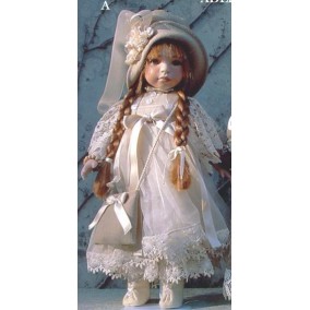 Poupée de Collection Adelina (A) - Hauteur 48 cm