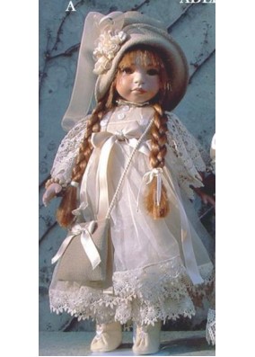 Poupée de Collection Adelina (A) - Hauteur 48 cm