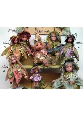 Fées Altea, Poupées fées en porcelaine de 21cm