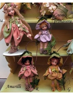 Fées Amarilli, Poupée fée en porcelaine de 17 cm