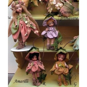 Fées Amarilli, Poupée fée en porcelaine de 17 cm