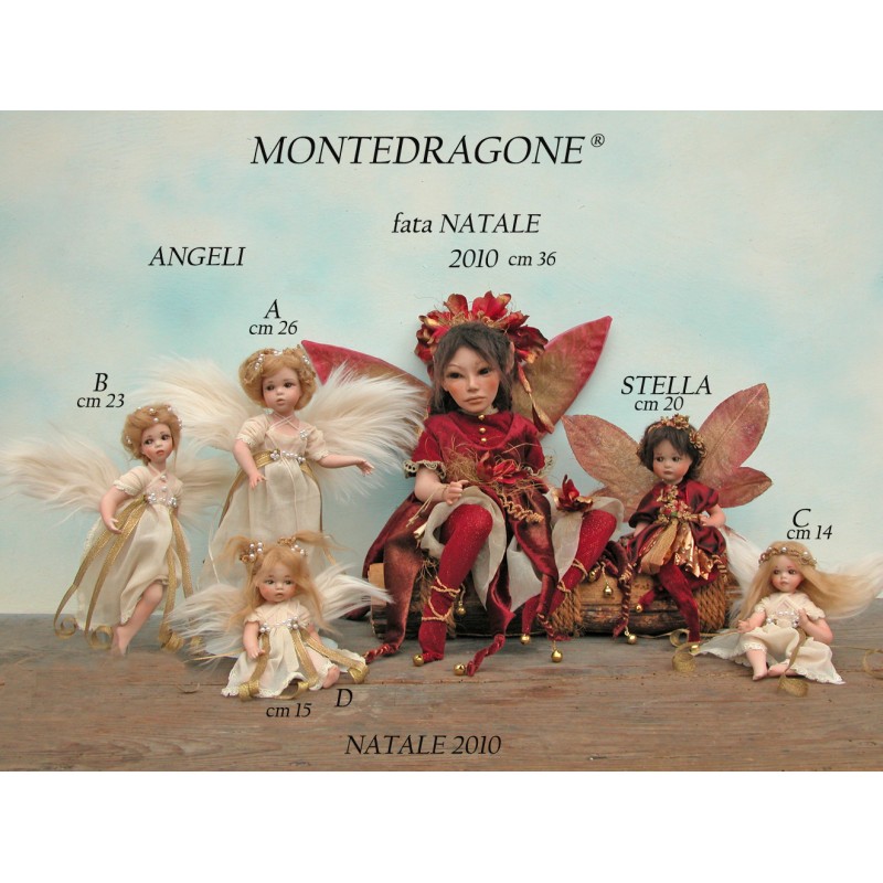 Poupée Fée de Noel  Porcelaine Collection