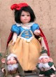 Poupée Porcelaine Blanche-Neige Conte des Fée