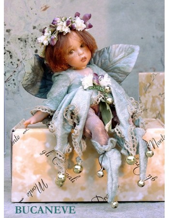 Poupée Fée Bucaneve - Poupée fée en porcelaine de 24 cm