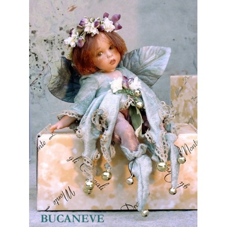 Poupée Fée Bucaneve - Poupée fée en porcelaine de 24 cm