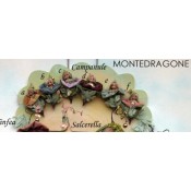 Campanules en porcelaine fées, 12 cm