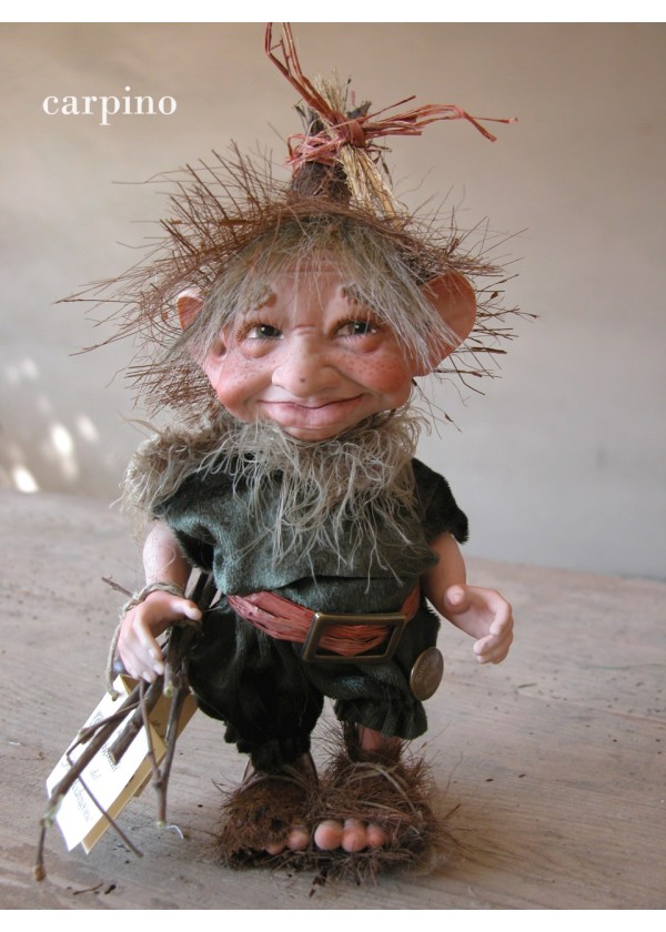 Poupée Elfe -  Carpino, 18 cm - Poupée Porcelaine Collection