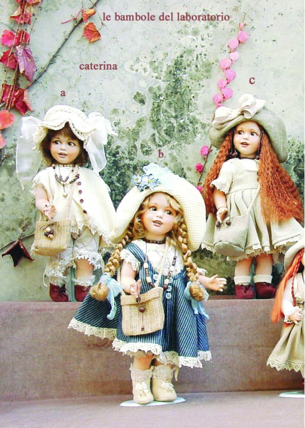 Poupée Porcelaine de Collection, Caterina