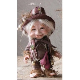 Poupée Porcelaine - Elfe Oignon, 18 cm - Poupée Collection