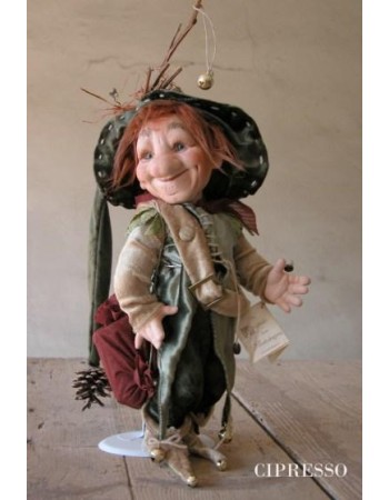 Poupée Porcelaine - Elfe Cyprès - Poupée Collection, 35 cm