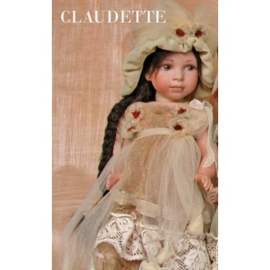 Poupée de Collection - Hauteur 39 cm, Claudette