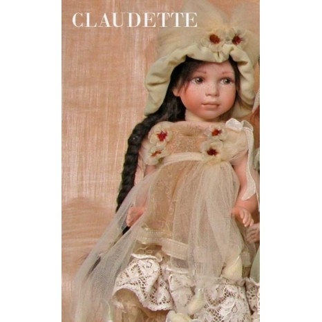 Poupée de Collection - Hauteur 39 cm, Claudette