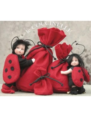 Poupées Elfes Coccinelle, Poupées Porcelaine Collection