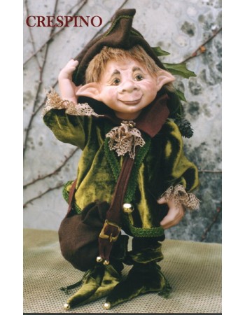 Poupée Elfe Épine-vinette, 36 cm, Poupée Porcelaine Collection