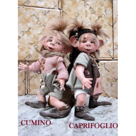 Poupées:  Elfes Cumino et Caprifoglio