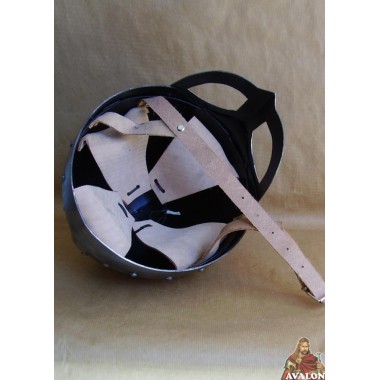 Casque Viking de combat à lunettes